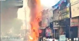 Restaurant fire in Ajmer engulfs nearby shops